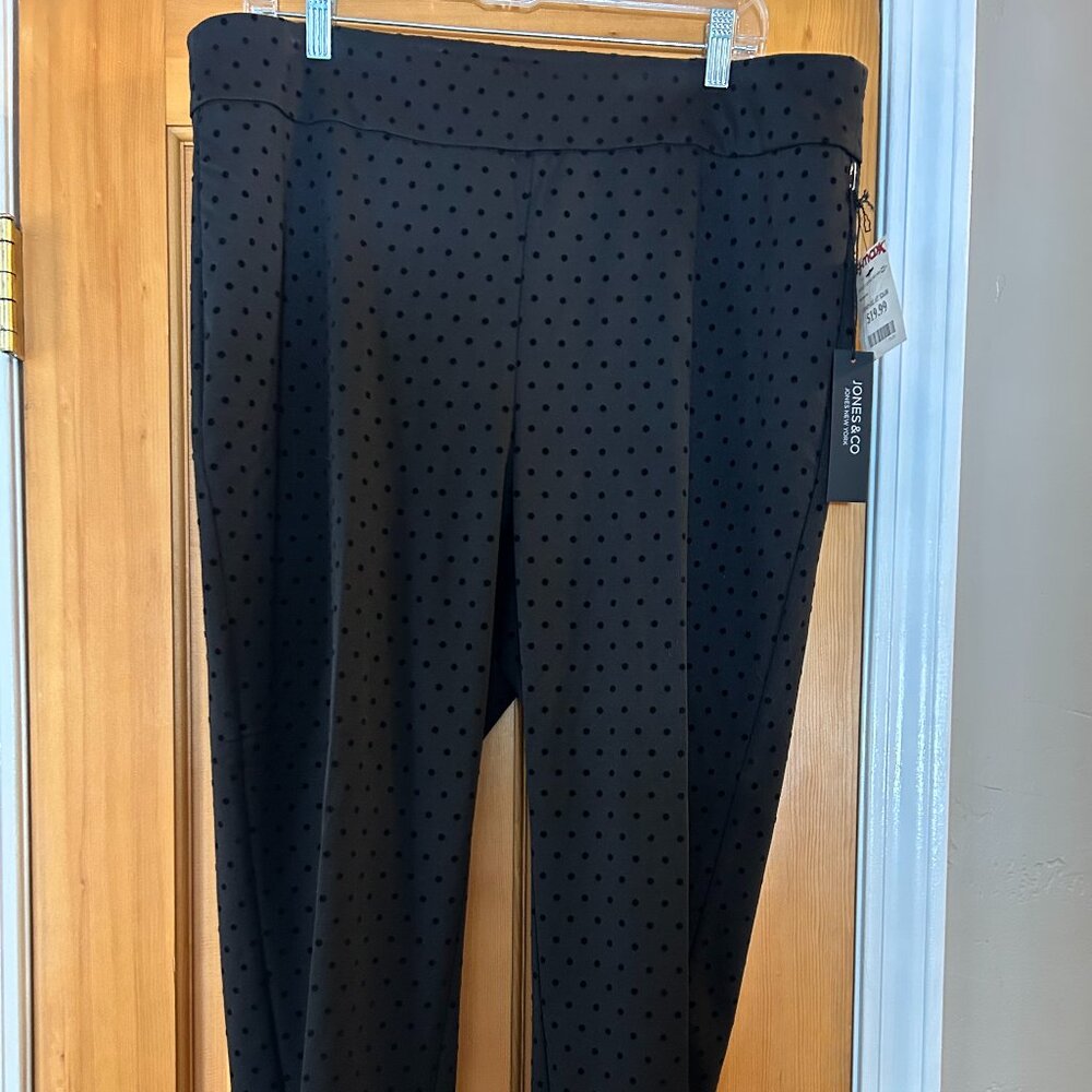 NEW Jones & Co pull-on ankle/crop pants SZ 2X